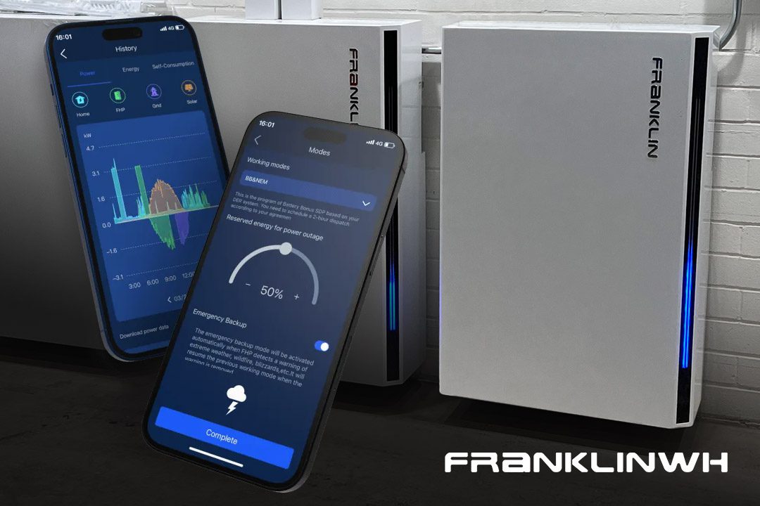 Franklin Whole Home Solar Batter Storage Options