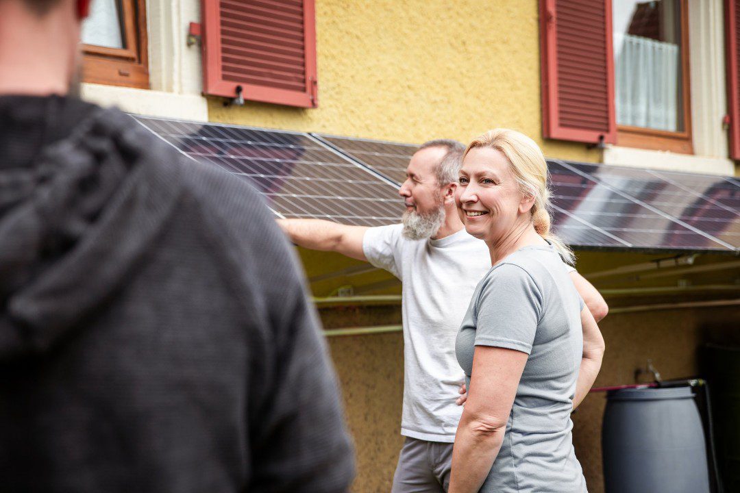 Sharing story about solar installation.