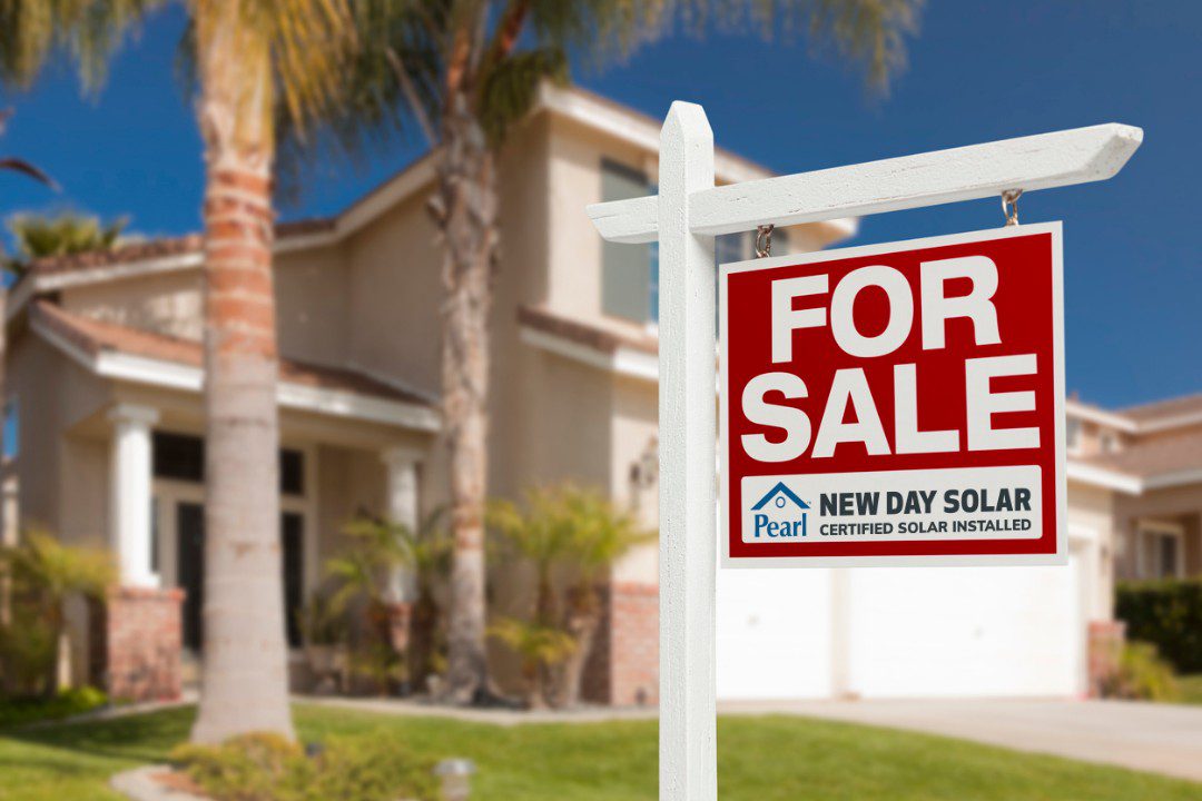 High value home for sale with solar panels